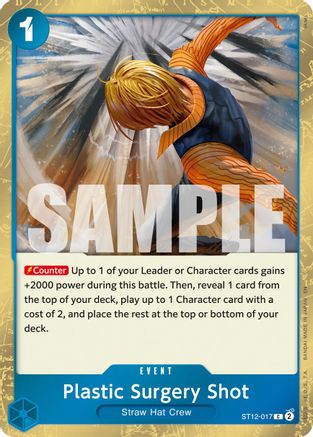 Plastic Surgery Shot - ST12-017 (Pirate Foil) (ST12-017) - Premium Booster -The Best- Vol. 2 Foil | Grognard Games