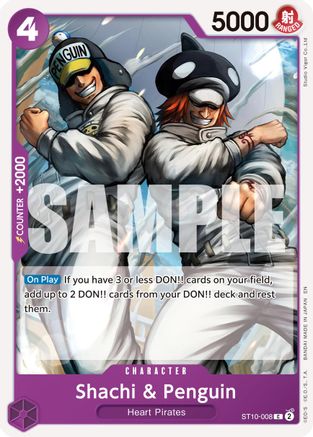 Shachi & Penguin (Reprint) (ST10-008) - Premium Booster -The Best- Vol. 2 | Grognard Games