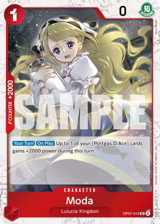 Moda (Pirate Foil) (OP07-014) - Premium Booster -The Best- Vol. 2 Foil | Grognard Games