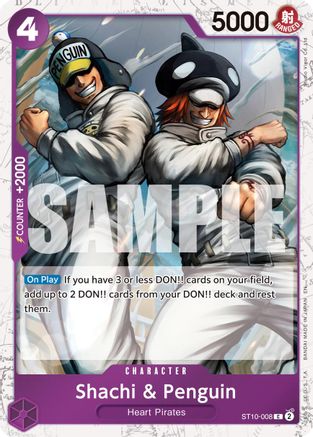 Shachi & Penguin (Pirate Foil) (ST10-008) - Premium Booster -The Best- Vol. 2 Foil | Grognard Games