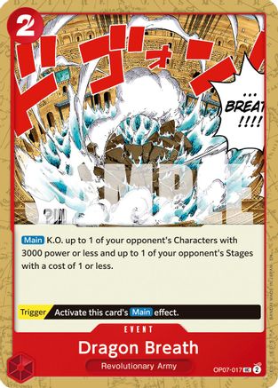 Dragon Breath (Reprint) (OP07-017) - Premium Booster -The Best- Vol. 2 | Grognard Games