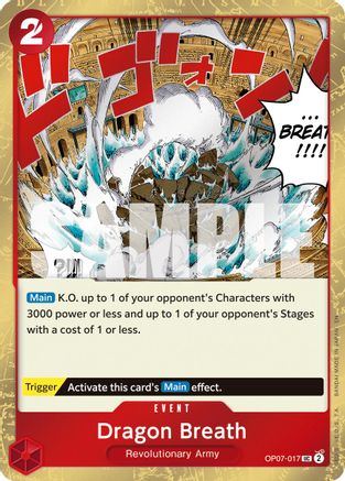 Dragon Breath (Pirate Foil) (OP07-017) - Premium Booster -The Best- Vol. 2 Foil | Grognard Games