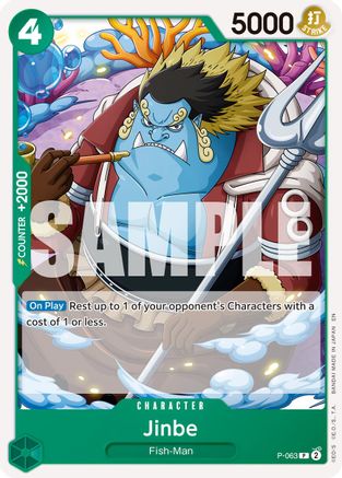 Jinbe - P-063 (Reprint) (P-063) - Premium Booster -The Best- Vol. 2 | Grognard Games