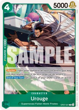 Urouge (Reprint) (OP07-021) - Premium Booster -The Best- Vol. 2 Foil | Grognard Games
