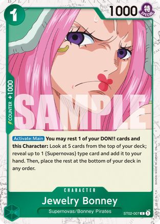 Jewelry Bonney - ST02-007 (Pirate Foil) (ST02-007) - Premium Booster -The Best- Vol. 2 Foil | Grognard Games