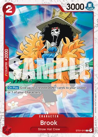 Brook - ST01-011 (Pirate Foil) (ST01-011) - Premium Booster -The Best- Vol. 2 Foil | Grognard Games