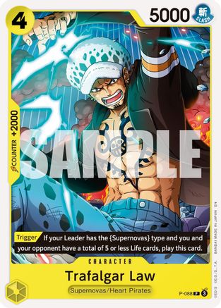 Trafalgar Law -  P-088 (Reprint) (P-088) - Premium Booster -The Best- Vol. 2 | Grognard Games