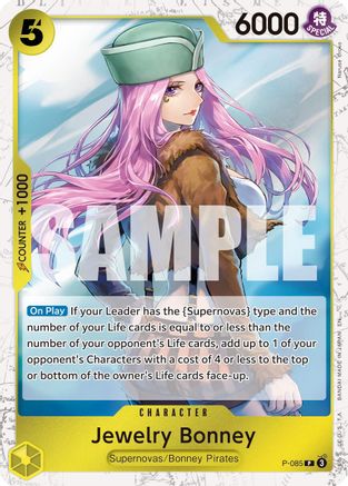 Jewelry Bonney - P-085 (Pirate Foil) (P-085) - Premium Booster -The Best- Vol. 2 Foil | Grognard Games