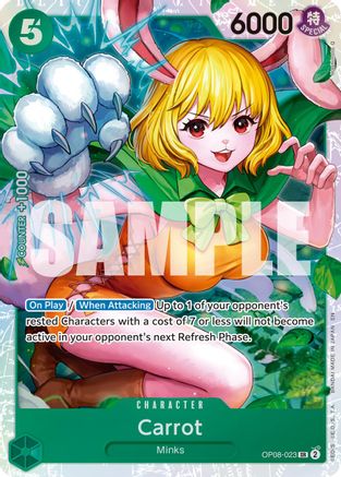 Carrot (Reprint) (OP08-023) - Premium Booster -The Best- Vol. 2 Foil | Grognard Games