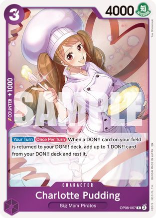Charlotte Pudding - OP08-067 (Reprint) (OP08-067) - Premium Booster -The Best- Vol. 2 Foil | Grognard Games