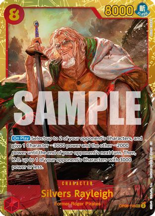 Silvers Rayleigh - OP08-118 (Reprint) (OP08-118) - Premium Booster -The Best- Vol. 2 Foil | Grognard Games