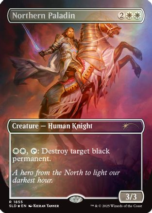 Northern Paladin (Rainbow Foil) (SLD-1855) - Secret Lair Drop Series Foil | Grognard Games