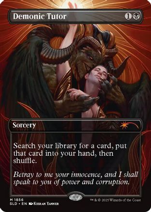 Demonic Tutor (SLD-1856) - Secret Lair Drop Series | Grognard Games