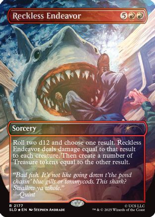 Reckless Endeavor (Rainbow Foil) (SLD-2177) - Secret Lair Drop Series Foil | Grognard Games