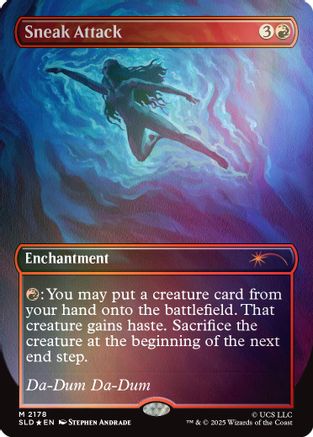 Sneak Attack (Rainbow Foil) (SLD-2178) - Secret Lair Drop Series Foil | Grognard Games