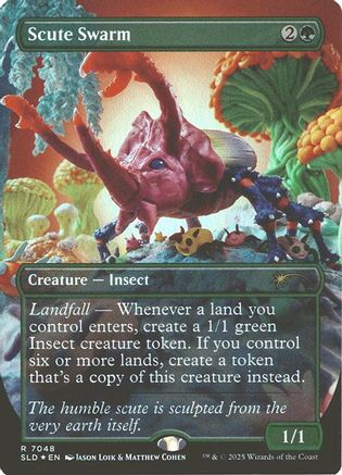 Scute Swarm (Rainbow Foil) (SLD-7048) - Secret Lair Drop Series Foil | Grognard Games