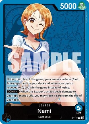 Nami - P-117 (P-117) - One Piece Promotion Cards | Grognard Games