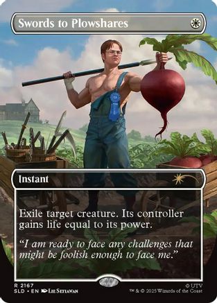 Swords to Plowshares (2167) (SLD-2167) - Secret Lair Drop Series Foil | Grognard Games