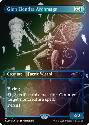 Glen Elendra Archmage (2171) (Rainbow Foil) (SLD-2171) - Secret Lair Drop Series Foil | Grognard Games