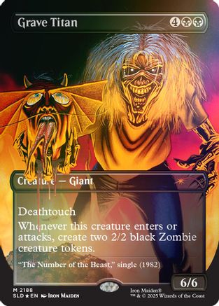 Grave Titan (2188) (Rainbow Foil) (SLD-2188) - Secret Lair Drop Series Foil | Grognard Games