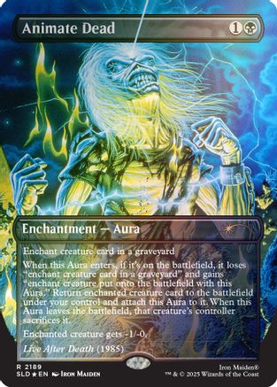Animate Dead (Rainbow Foil) (SLD-2189) - Secret Lair Drop Series Foil | Grognard Games
