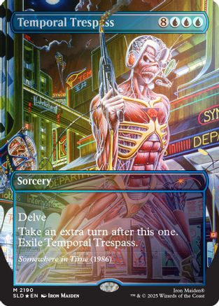 Temporal Trespass (Rainbow Foil) (SLD-2190) - Secret Lair Drop Series Foil | Grognard Games