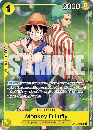 Monkey.D.Luffy (Learn Together Deck Set - Set Sail Event) (OP10-111) - One Piece Promotion Cards | Grognard Games