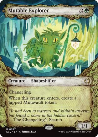 Mutable Explorer (Showcase) (ECL-327) - Lorwyn Eclipsed Foil | Grognard Games