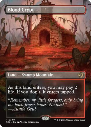 Blood Crypt (Borderless) (ECL-349) - Lorwyn Eclipsed Foil | Grognard Games