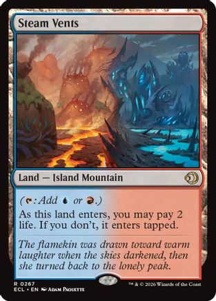 Steam Vents (ECL-267) - Lorwyn Eclipsed Foil | Grognard Games