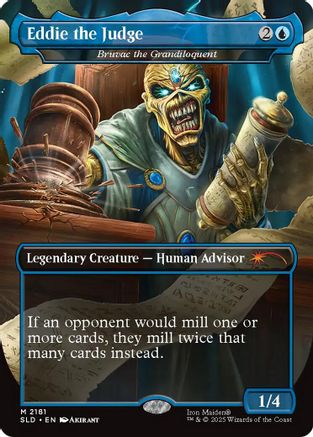 Eddie the Judge - Bruvac the Grandiloquent (SLD-2181) - Secret Lair Drop Series | Grognard Games