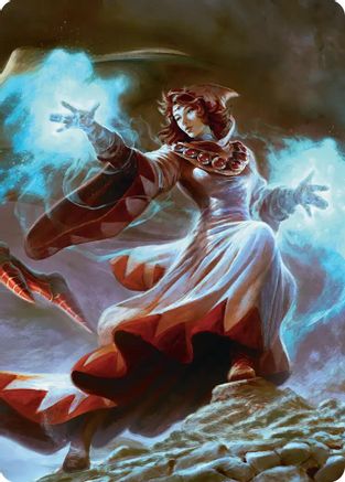 The Destined White Mage Scene Art Card (ASFIN-003) - Art Series: FINAL FANTASY | Grognard Games