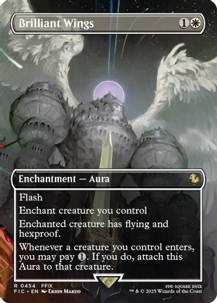 Brilliant Wings (Borderless) (FIC-454) - Commander: FINAL FANTASY | Grognard Games