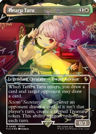 Tataru Taru (Borderless) (Chocobo Track Foil) (FIC-466) - Commander: FINAL FANTASY Foil | Grognard Games