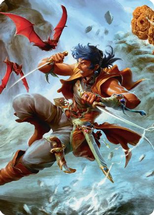 The Destined Thief Scene Art Card (ASFIN-005) - Art Series: FINAL FANTASY | Grognard Games