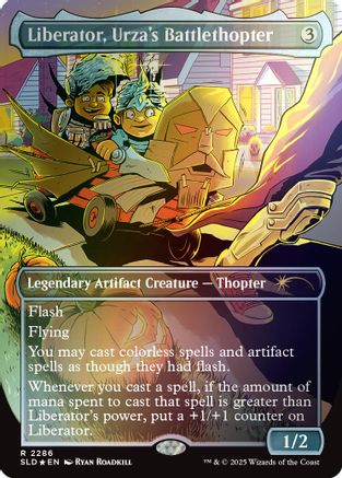 Liberator, Urza's Battlethopter (Rainbow Foil) (SLD-2286) - Secret Lair Drop Series Foil | Grognard Games