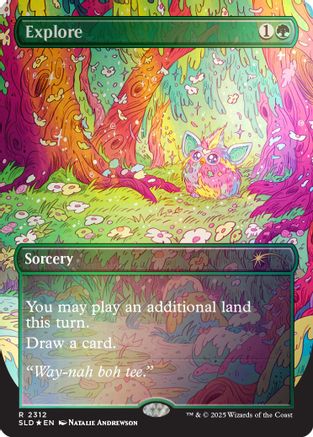 Explore (2312) (Rainbow Foil) (SLD-2312) - Secret Lair Drop Series Foil | Grognard Games
