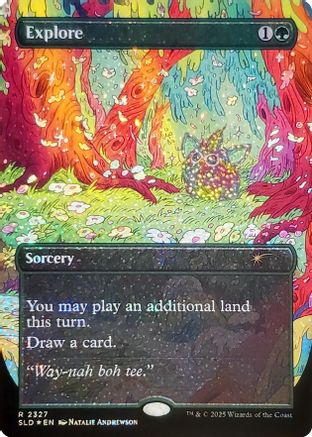 Explore (2327) (Confetti Foil) (SLD-2327) - Secret Lair Drop Series Foil | Grognard Games