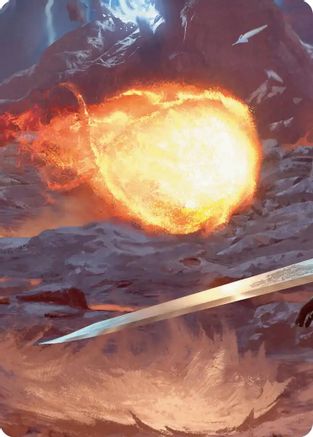 Duelist's Flame Scene Art Card (ASFIN-011) - Art Series: FINAL FANTASY | Grognard Games