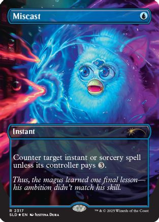 Miscast (Rainbow Foil) (SLD-2317) - Secret Lair Drop Series Foil | Grognard Games