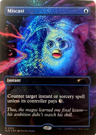 Miscast (Confetti Foil) (SLD-2332) - Secret Lair Drop Series Foil | Grognard Games