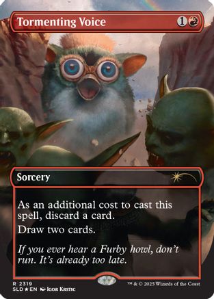 Tormenting Voice (Rainbow Foil) (SLD-2319) - Secret Lair Drop Series Foil | Grognard Games