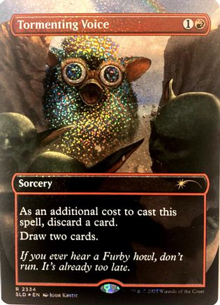 Tormenting Voice (Confetti Foil) (SLD-2334) - Secret Lair Drop Series Foil | Grognard Games