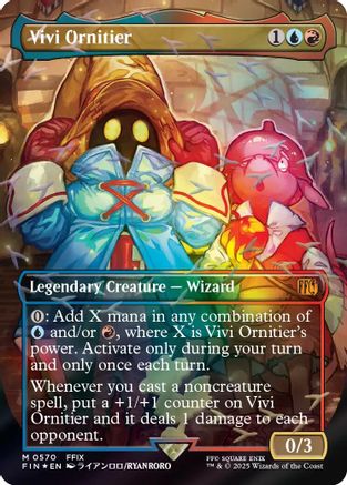 Vivi Ornitier (Borderless) (Chocobo Track Foil) (FIN-570) - FINAL FANTASY Foil | Grognard Games