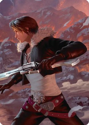 Squall, Gunblade Duelist Scene Art Card (ASFIN-012) - Art Series: FINAL FANTASY | Grognard Games