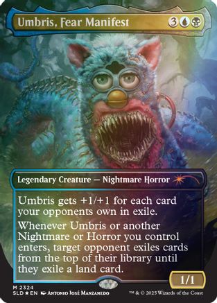 Umbris, Fear Manifest (Rainbow Foil) (SLD-2324) - Secret Lair Drop Series Foil | Grognard Games