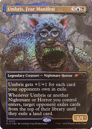 Umbris, Fear Manifest (Confetti Foil) (SLD-2339) - Secret Lair Drop Series Foil | Grognard Games