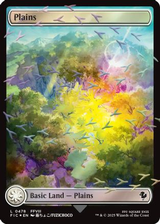 Plains (Chocobo Track Foil) (FIC-478) - Commander: FINAL FANTASY Foil | Grognard Games