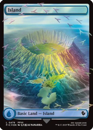 Island (Chocobo Track Foil) (FIC-479) - Commander: FINAL FANTASY Foil | Grognard Games