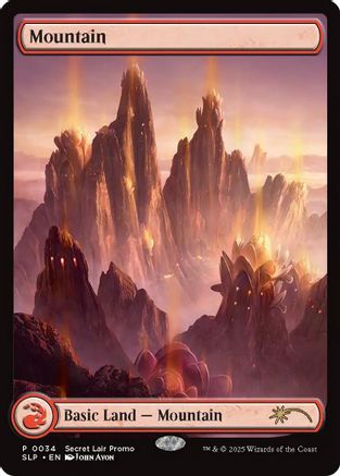 Mountain (0034) (SLP-034) - Secret Lair Showdown | Grognard Games